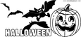 lamina de dibujo para colorear de happy halloween 02